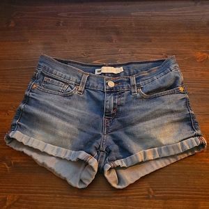 Levi denim shorts size 1.